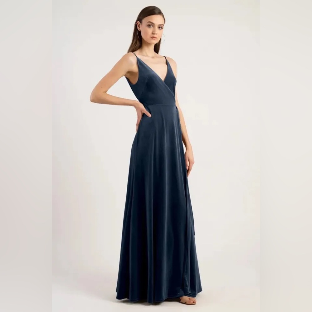 Jenny Yoo Collection Andi Velvet Maxi Dress size 0